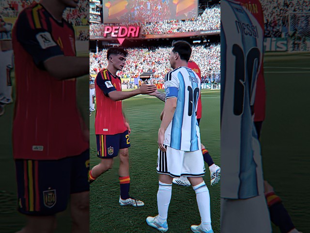 Messi & Pedri True Friendship ❤️🩹