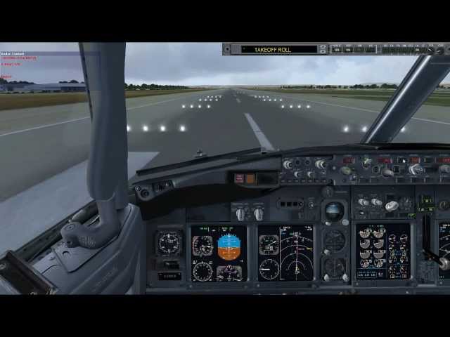 FULLY LOADED FSX NGX - TAKEOFF TO ROME