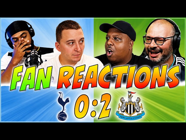 TOTTENHAM FANS & RIVALS REACT to Tottenham 0-2 Newcastle! 😭😂