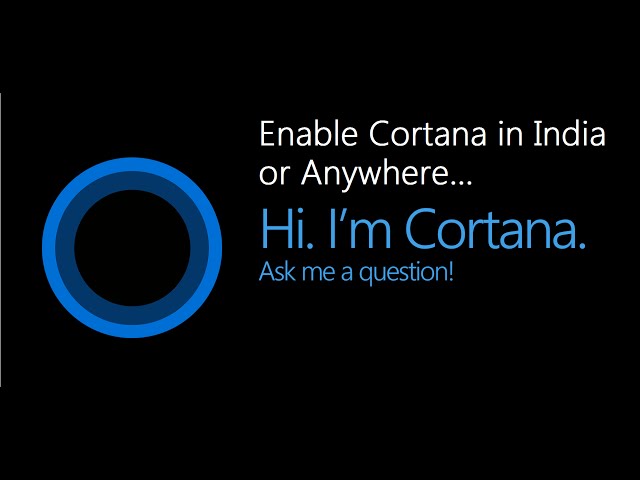 How to Enable Cortana in Windows 10 PC in India | Laptop | Desktop