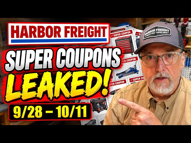 Don't Buy Until You See These! Harbor Freight Super Coupons Leaked