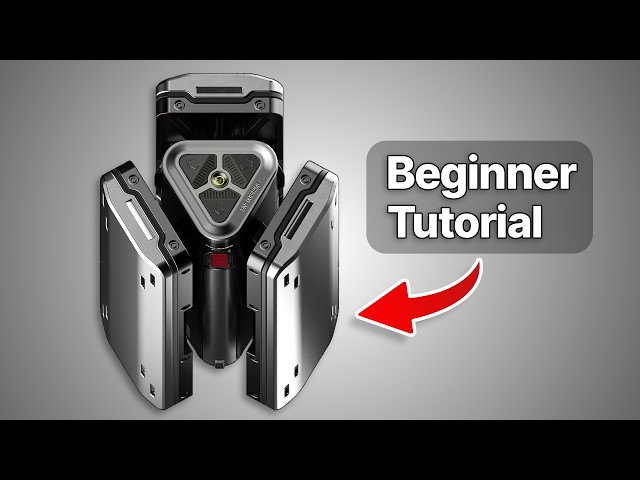 Amazing Sci-Fi Hard Surface 3D Modeling Tutorial 🔥