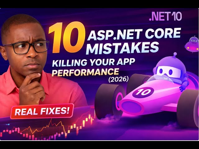 🔥10 ASP.NET Core Mistakes KILLING Your App/API Performance (2026)🚀