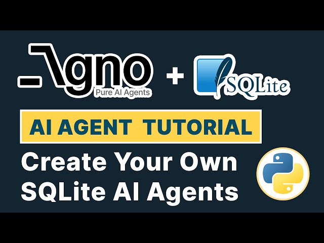 Create An SQL AI Agent To Interact With SQLite In Agno | Agno AI Agent Tutorial For Beginners