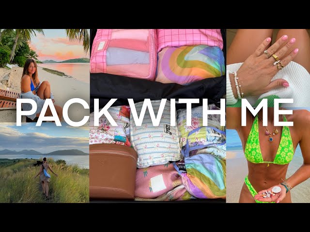 pack with me *for Fiji and Hawaii*