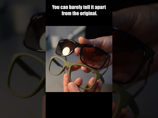 Can 3D Printing Perfectly Clone Ray-Ban Sunglasses?
