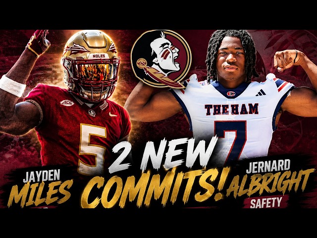 FSU Lands TWO More Commits 🔥 | Jayden Miles & Jernard Albright Breakdown