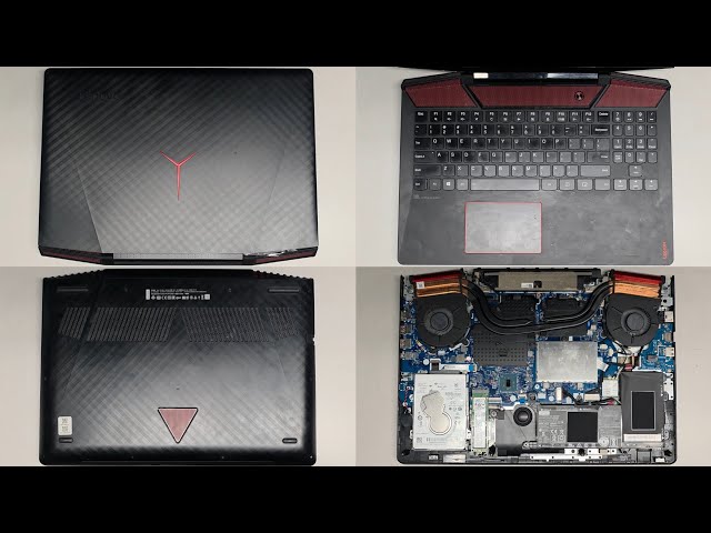 Lenovo Legion Y720-15IKB Disassembly RAM SSD Hard Drive Upgrade Battery LCD Screen Assembly Repair