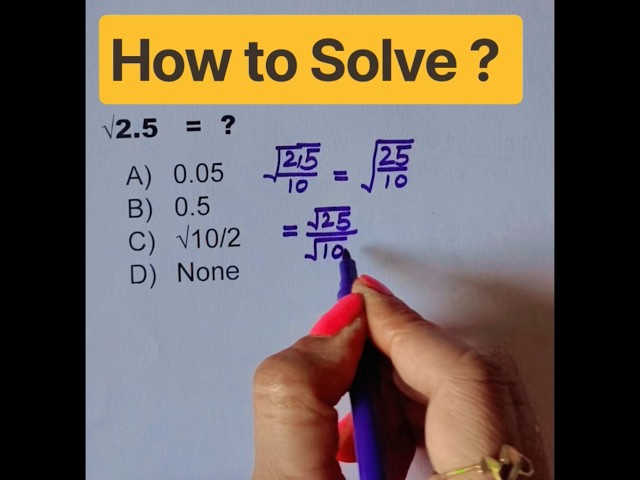 How to solve this math problem | square Root Maths # simple maths #viral #video #ytshorts #maths 🔥
