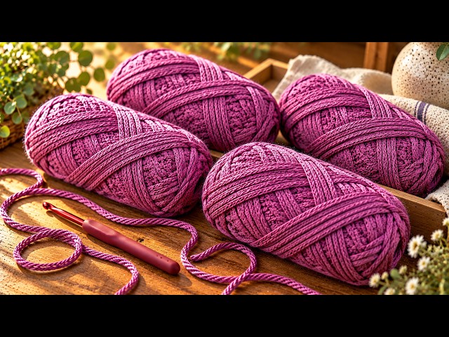 A UNIQUE CROCHET STITCH WITH AN EYE-CATCHING TEXTURE | CROCHET PATTERN