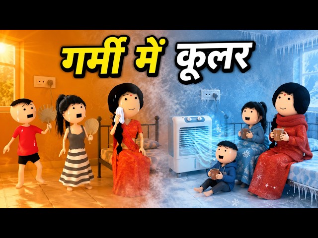 JOKE OF - GAON MEIN COOLER ( गाँव में कूलर ) - Comedy time toons