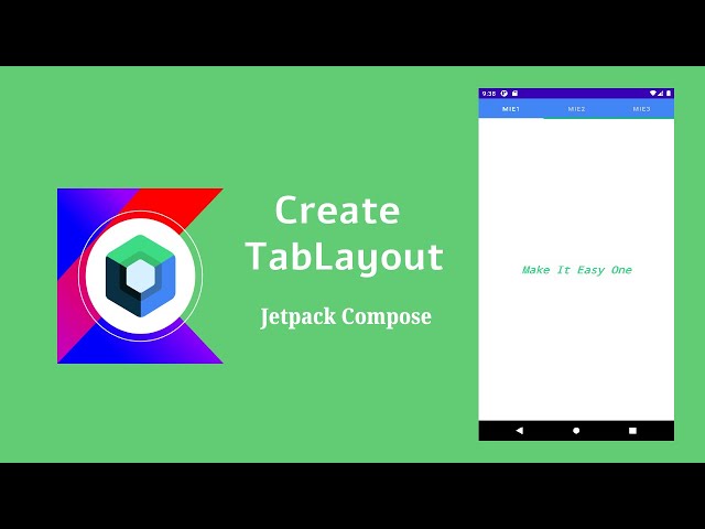 How to Create Tab Layout in Jetpack Compose | Android | Make It Easy
