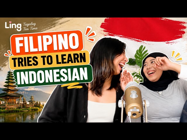 Filipino Tries to Learn Indonesian (Tagalog vs Bahasa Indonesia) | Part 1