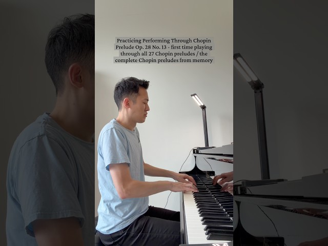 Piano Practice - Chopin Prelude Op. 28 No. 13 (5)  - 8/31/26 #pianolessonsonline