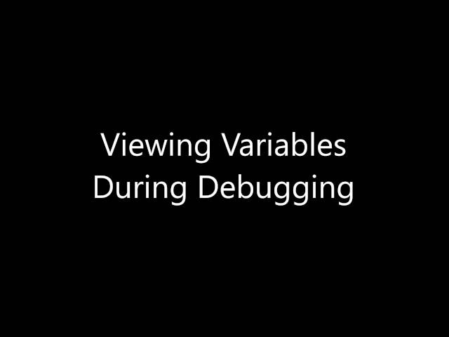 MPLAB X: Debugging - Variable Window