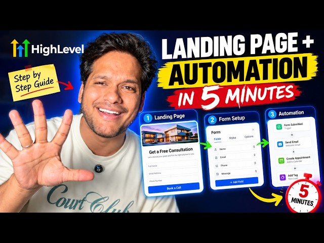 GoHighLevel Roofing Landing Page: Build a Roof Cleaning Funnel in 5 Minutes
