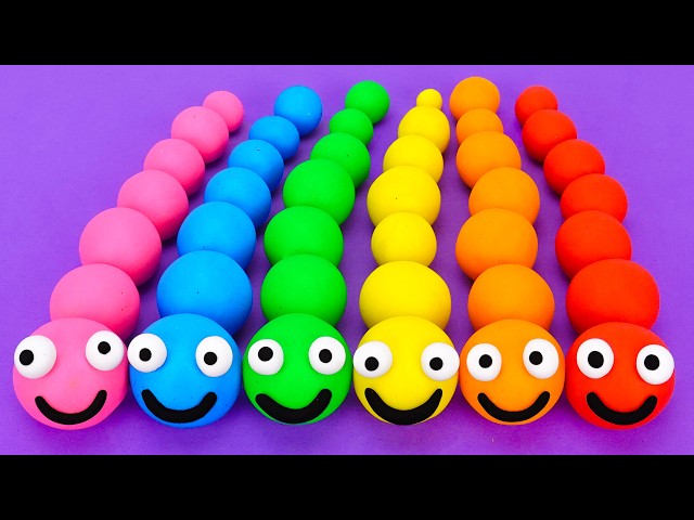 Satisfying Video l How to Make Rainbow Bathtubs into Mixing Slime with Glitter Pool Cutting ASMR 31