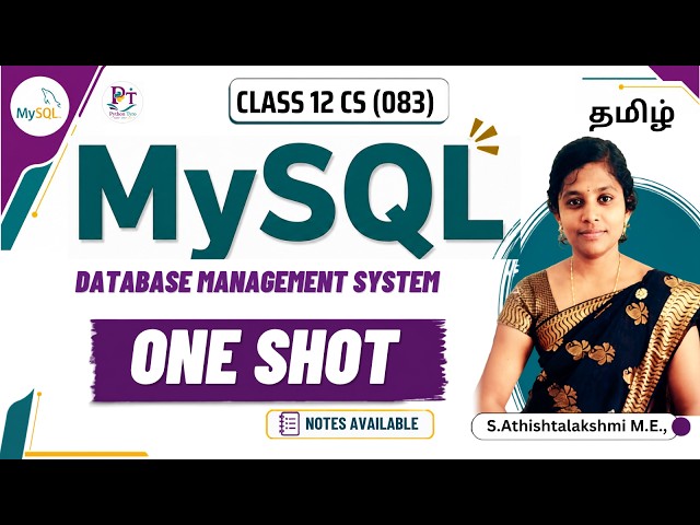 MySQL Class 12 CS | Database Management System | One Shot|CBSE Class 12 Computer Science | CBSE 2027