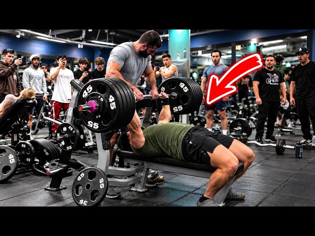 Elite Lifter Trains at a Commercial Gym