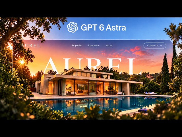 How To Create Cinematic Websites Using GPT-6 Astra & Higgsfield