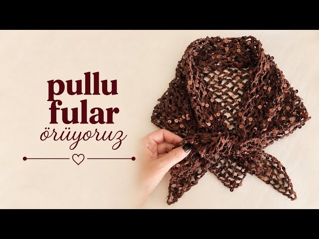 We're Crocheting a Sequin Scarf While Chatting | Sequin Crochet Scarf