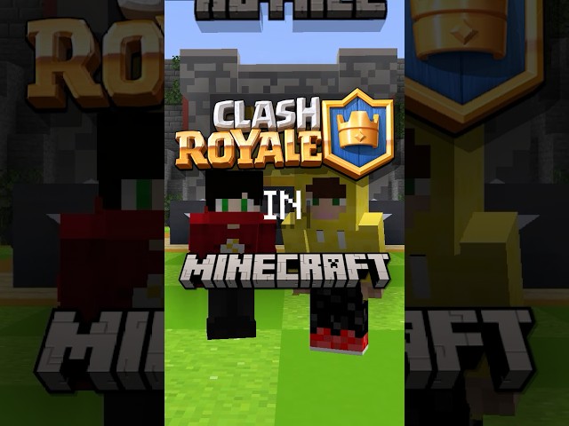 minecraft clash royale is too op