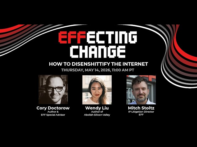 EFFecting Change: Enshittification
