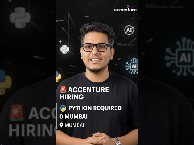 Accenture Hiring | Application Support Engineer | 0–2 Years | Python | Mumbai