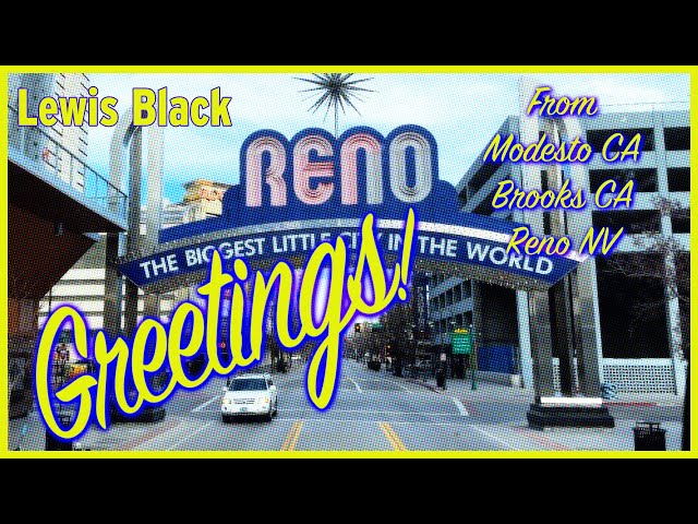 Lewis Black | Greetings from Modesto, Brooks, Reno