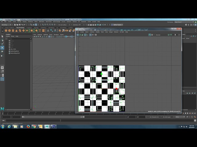 Maya Adv.  UV Mapping Pt 2 : Setting Up UV Editor