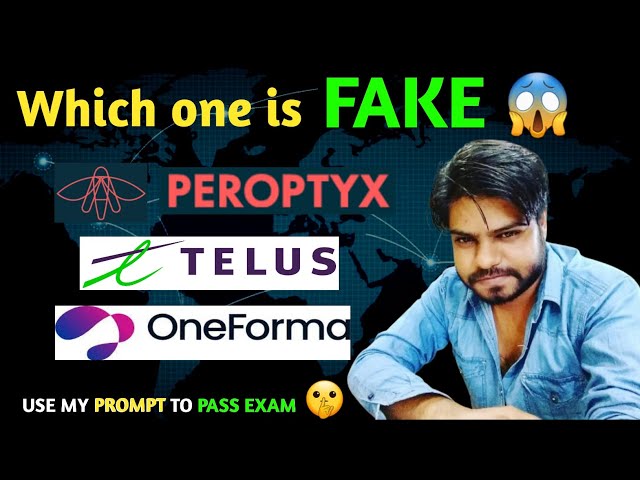 Which One Is Fake? 🤔 “OneFORMA vs TELUS vs Peroptyx 