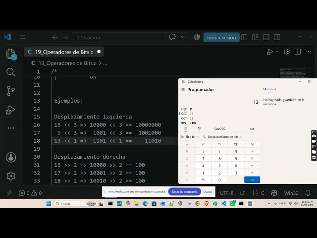 C Course Lesson 19 Bitwise Operators | Free Programming School