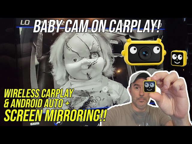 Stop Turning Around! Baby Cam on Your CarPlay Screen (Lamtto RC38)