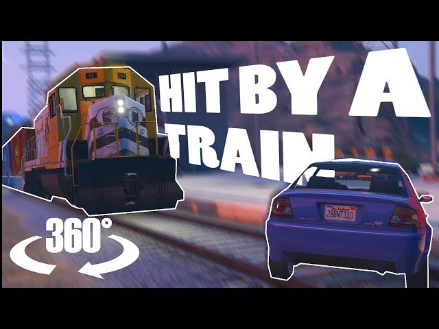 Hit By A Train In Virtual Reality! | A 360° Experience | GTA VR