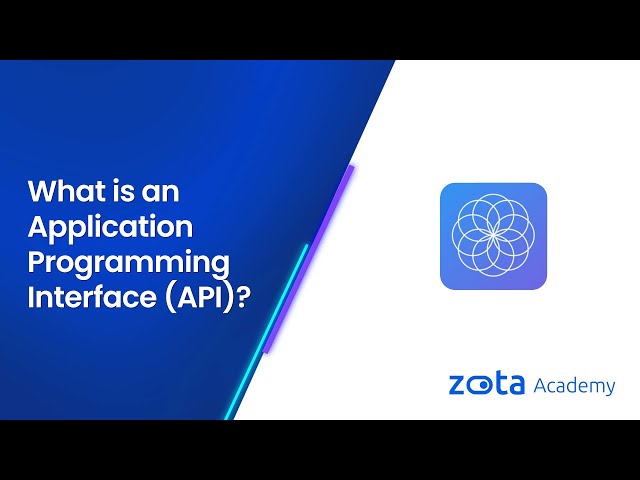 What is an Application Programming Interface API?