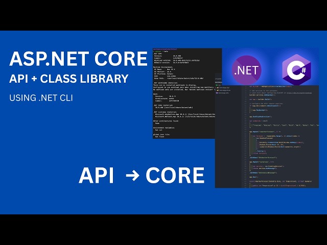 Create a  NET Solution with ASP NET Core Web API