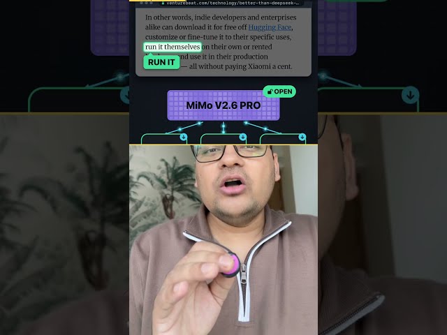 The Phone Company That Beat DeepSeek: MiMo V2.6 Pro #shorts