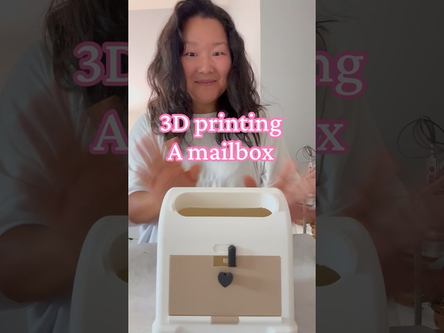 3D printing a mailbox for a classroom #3dprinting