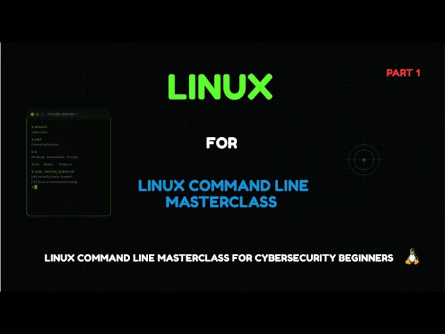 Linux Command Line Masterclass for Cybersecurity Beginners | Part 1