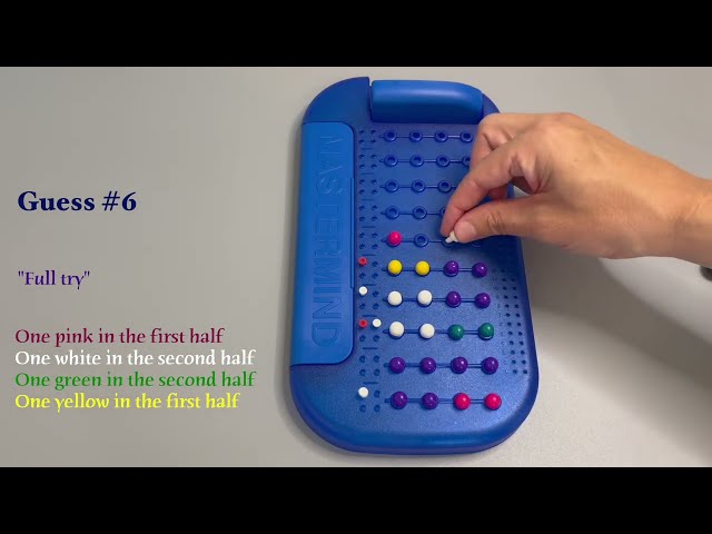 How to win at Mastermind