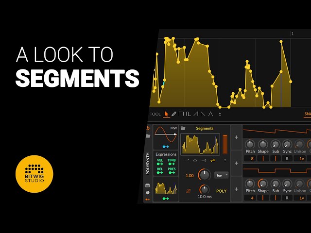 A look to SEGMENTS from Bitwig - deep dive tutorial