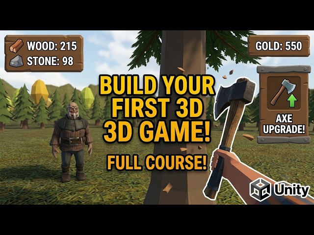 How to Build a 3D Low-Poly RPG in Unity! (Tutorial Course Trailer)