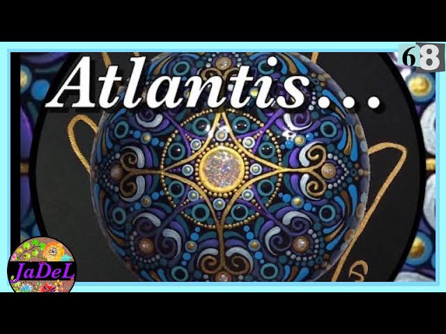 Large 4.5" Blue and Gold Mandala Tutorial