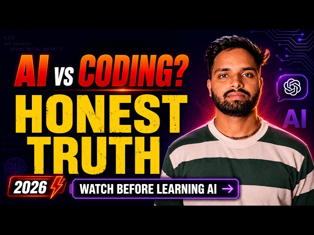 Should You Learn Coding in AI Era? Honest Truth for Data Science Career 2026 (Hindi)