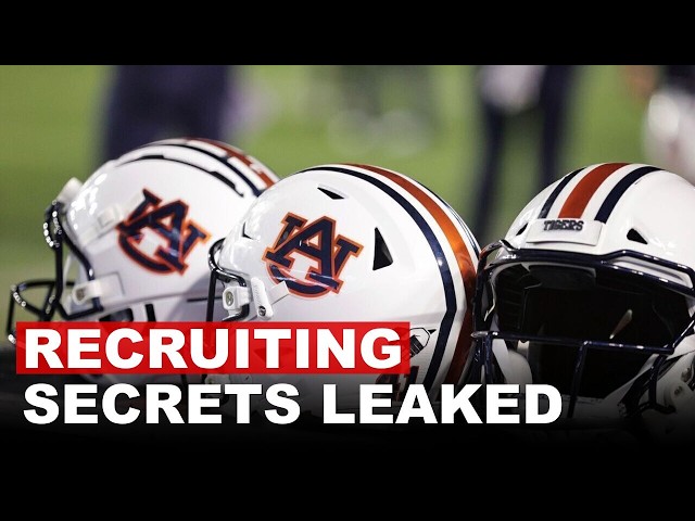 Former Auburn Football Staffer Arrested For Leaking Secret Recruits