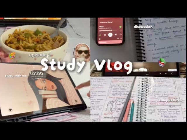 STUDY VLOG | productive, classes , notes |#study #studyvlog #viral #productivity #productive #vlog 
