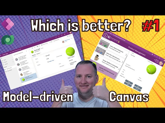 Model driven vs. Canvas Apps: One App Built with 2 different tools EP1
