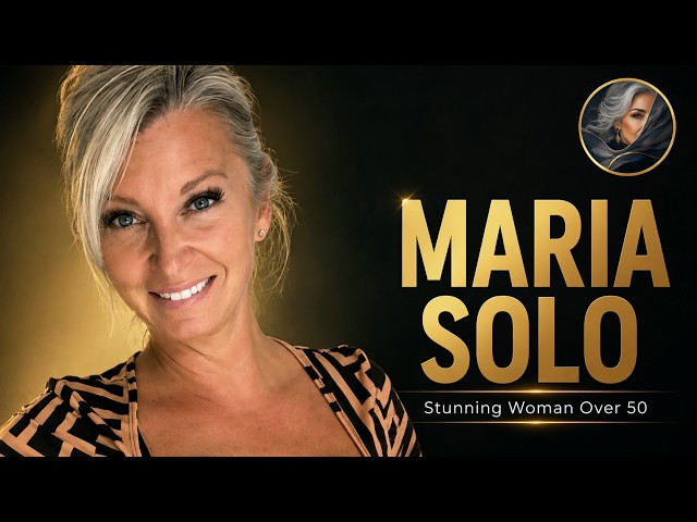 MARIA | Stunning Woman Over 50 ・✿ Biography, Lifestyle & Timeless Fashion