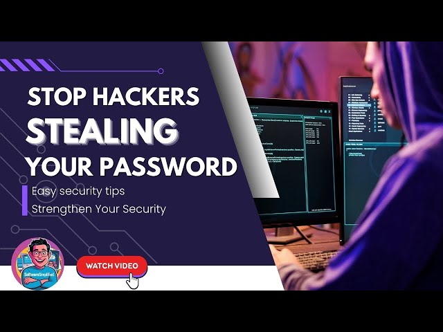 Stop Hackers Stealing Your Passwords! (Easy Security Tips)