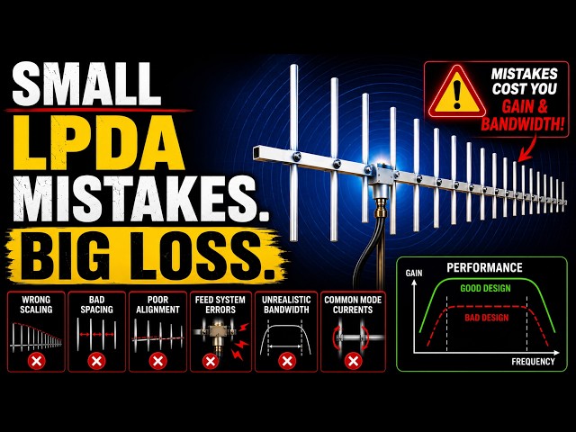 LPDA Design Mistakes That Kill Your Antenna Performance